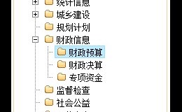 政府信息公开-主题分类树结构